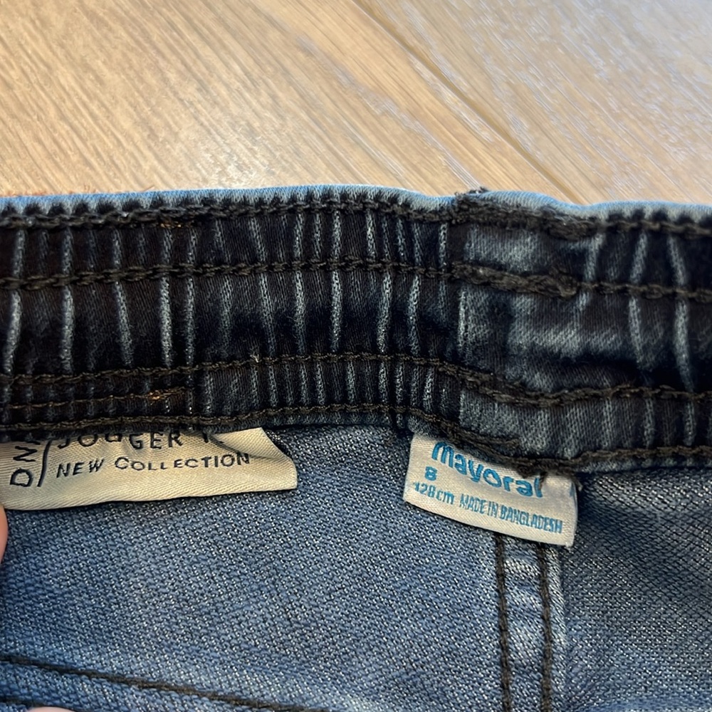 Mayoral denim jogger- size 8 - Picture 3 of 8